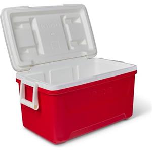 IGLOO Laguna 48 Ghiacciaia 45L - Grande Frigo Portatile Passivo per Campeggio, Spiaggia & Tempo Libero - Box Termica Robusta per Bevande e Cibo con Maniglie, Ideale per Picnic