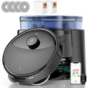 LEFANT M3 Max Robot Aspirapolvere Lavapavimenti con Mappatura, Aspirazione 20000Pa, Laser dToF, Sensori PSD, Autosvuotamento 3,2L, Lavaggio Mop 45°C, Asciugatura, WiFi 2.4G/5G, Alexa/App, Grigio