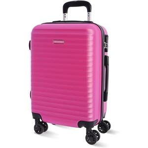 DON ALGODON - Trolley bagaglio a mano 55x40x20 (Espandibile) - 33L - Valigia Bagaglio a mano Ryanair - Valigia Media Rigida - Trolley Cabina Piccolo - Iris