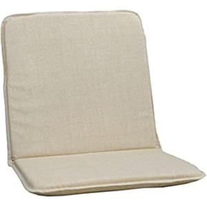 TECNOCUCI Coppia Cuscini con Schienale Basso per Sedie da Giardino - Diversi Colori Disponibili - Ideali per spazi esterni (giardini, cortili, balconi)