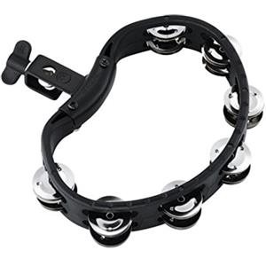 Meinl Percussion Meinl Set-Tambourine HTMT2BK, Steel Jingles - Tamburello