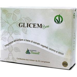Alchimia Benoit Glicem Ben - Integratore Alimentare 60 Compresse per il Metabolismo di Carboidrati e Lipidi