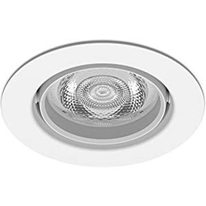 Philips Lighting Faretto da Incasso LED Impala, Equivalente a 6W, 27K, Dimmerabile, Bianco
