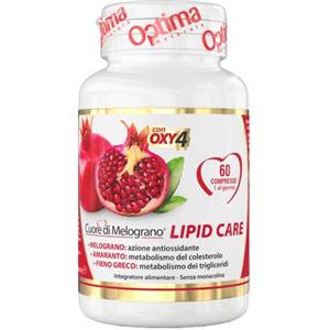 Optima Naturals Cuore di Melograno Lipid Care - Integratore Antiossidante in 60 Compresse con Amaranto e Fieno Greco
