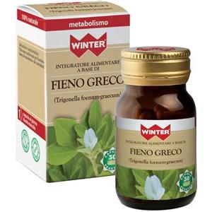 Winter Fieno Greco - Integratore Alimentare in Capsule Vegetali per Colesterolo e Glicemia - 30 Capsule