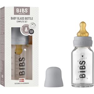 BIBS Biberon in vetro 110 ml con tettarella anti-coliche in lattice naturale - Favorisce l'allattamento al seno