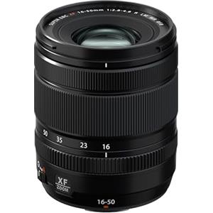 Fujifilm FUJINON XF16-50mmF2.8-4.8 R LM WR, Obiettivo 16-50mm, f/2.8-4.8, Resistente alle Intemperie, Attacco X Mount, Nero