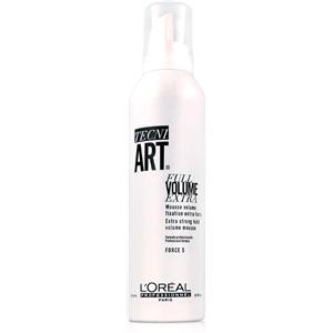 L'Oréal Professionnel Tecni.Art Full Volume Extra Mousse 250 ml - Volume e Tenuta Forte per Capelli Fini