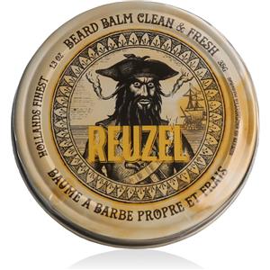 Reuzel Beard Balm Clean & Fresh 35 g - Balsamo per barba idratante con burro di karité e olio di argan