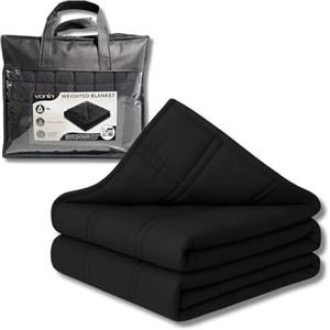 Vonia Corperta Ponderata 9 KG - Corperta Ponderata Rillassante e Lenitiva - Rilassante per il Sonne e Antistress - Nero