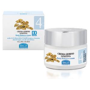 Helan Crema Giorno Lenitiva 50 ml - Linea Viso 4 per Pelli Delicate e Sensibili con Protezione Solare e Olio di Argan