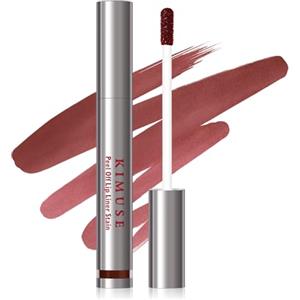 KIMUSE Peel Off Lip Liner Stain, Matita per contorno labbra, Tattoo Rossetto Lunga Durata Lip Liner, impermeabile e rimovibile, sfoderabile, Matte Finish