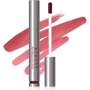 KIMUSE Peel Off Lip Liner Stain, Matita per contorno labbra, Tattoo Rossetto Lunga Durata Lip Liner, impermeabile e rimovibile, sfoderabile, Matte Finish