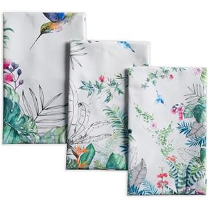 Maison d' Hermine Tropiques 100% cotone Set di 3 asciugamani da cucina multi-purpose | Asciugamani da bar | Primavera/Estate (50 cm x 70 cm)
