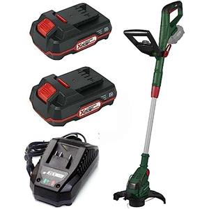 Parkside PRTA 20-Li Tagliaerba senza fili con 2 x batterie 2 Ah + caricatore, compatibile con tutti i dispositivi del team X20V