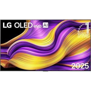 LG OLED evo AI G5 TV 65 pollici, Smart TV 4K, Staffa a muro inclusa, Processore α11 Gen2, Brightness Booster Ultimate, webOS con AI, Dolby Vision e Atmos, VRR e GSYNC 4K@165Hz, OLED65G55LW 2025