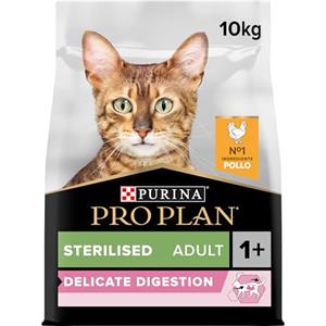 Purina Pro Plan Sterilised Delicate Digestion Crocchette Gatti Adulti Ricco in Pollo 10kg