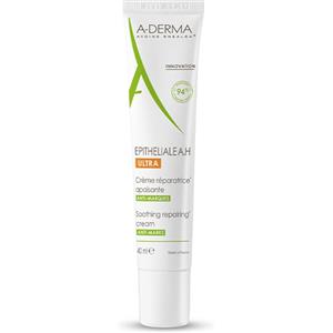 A-DERMA Epitheliale AH Ultra Crema Ristrutturante Lenitiva 40 ml - Trattamento Rigenerante per Pelle Fragilizzata