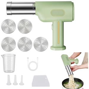 Liwankaqi Sfogliatrice Elettrica per Pasta,Macchina per Pasta Elettrica da 2600 mAh con 5 Diverse Modalità di Pasta, Macchina Pasta Fresca per Spaghetti/Maccheroni Fatti in Casa