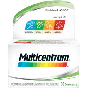 HALEON Multicentrum Adulti - Integratore Alimentare Multivitaminico e Multiminerale, 30 Compresse per Ridurre Stanchezza e Affaticamento