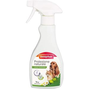 Beaphar Protezione Naturale Spray Antiparassitario per Cani e Gatti - 250 ml con Olio di Neem, Piretro e Lavanda