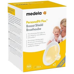 Medela Coppa per il Seno PersonalFit Flex, Più Latte e più Comfort Durante l'Estrazione, da Usare con Qualsiasi Tiralatte Medela, M
