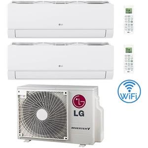 Lg Climatizzatore Condizionatore LG Dualcool Libero Smart R32 Wifi Dual Split Dual Inverter 9000 + 9000 BTU con U.E. MU2R15 Classe A+++/A++ NOVITÀ 2026