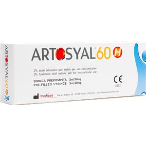 MEDITECK Srl ARTOSYAL H Siringa Intra-Articolare Preriempita 3ml/60mg - Acido Ialuronico per Osteoartrosi