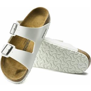 Birkenstock Sandali Arizona Birko Flor Bianchi Unisex Calzata Stretta