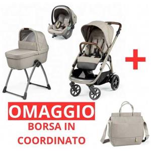 Peg Perego Trio Veloce Belvedere ovetto LOUNGE i-size col.Astral (Borsa + Home Stand INCLUSI!) - PEG PEREGO