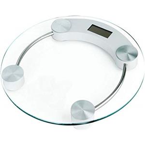 TEMPO DI SALDI Bilancia Pesapersone Digitale in Vetro con Portata di 150 Kg e Display LCD