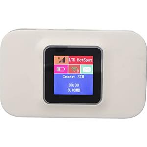 Zhjvihx 5G Mobile Hotspot Router, Pocket WiFi 300Mbps Blazing Wireless Veloce with SIM Card Slot, USB Secure Internet for L'Europa Home and Business