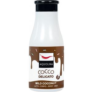Aquolina Latte Corpo Cocco Delicato 250ml - Idratante con Olio di Mandorle e Burro di Karité