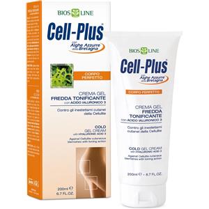 Bios Line Cell-Plus Crema Gel Fredda Tonificante 200 ml - Azione Tonificante per Pelli Delicate