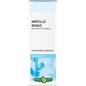 Erba Vita Gemmoderivato Mirtillo Rosso 50 ml - Drenante e Benessere Vie Urinarie