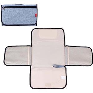 Generic Fasciatoio per Neonati, Fasciatoio Portatile per i Viaggi (BLUE)