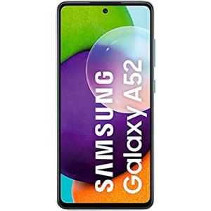 Samsung Galaxy A52 Smartphone, Display Infinity-O FHD+ da 6,5 pollici, 6 GB RAM e 128 GB di memoria interna espandibile, Batteria 4.500 mAh e ricarica Ultra-Rapida Blue [Versione Italiana]