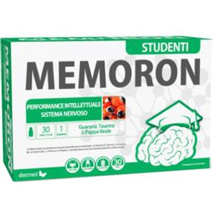 Dietmed Italia Memoron Studenti - Integratore Alimentare 30 Fiale da 15 ml con Minerali, Vitamine e Piante per il Benessere Mentale