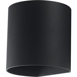 Intec APPLIQUE BIEMISSIONE LED GOLF NERA 7W 840LM CCT 3000K / 4000K IP54 11X11X9,5CM