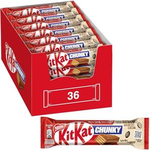 KITKAT Chunky Wafer ricoperto di Cioccolato al Latte, 36 Snack da 40g (1,44kg)