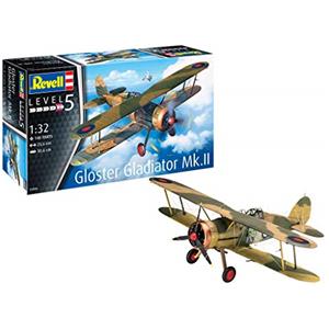 Revell Gloster Gladiator MK II Modellino Aereo 1:32 - Kit in Plastica con Istruzioni Illustrate