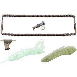 Febi Bilstein Kit Catena Distribuzione 30345 con Guide e Tendicatena, Compatibile con Peugeot