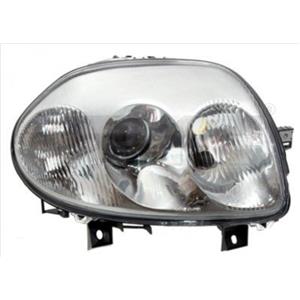 TYC Faro Principale 20-6193-05-2 Bianco per RENAULT