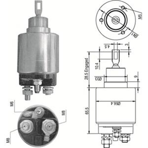 MAGNETI MARELLI Interruttore Solenoide per Avviamento Motore - Codice 940113050348