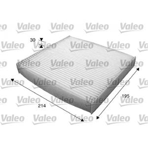 VALEO 715620 Filtro Aria Abitacolo - Filtro Polline con Protezione contro Polvere e Batteri, Dimensioni 193x213x30 mm