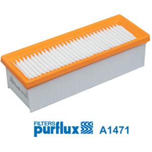 PURFLUX A1471 Filtro Aria per Renault - Altezza 71mm, Larghezza 96.6mm, Lunghezza 260.8mm