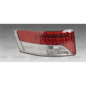 Valeo Fanale Faro Posteriore Sinistro per Toyota Avensis SW Break 2009 in Poi - Materiale Plastica (ABS) con Portalampada