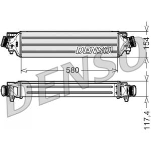 DENSO Intercooler DIT01002 per ALFA ROMEO GIULIETTA e Giulietta Van - Compatibile con codici OE 50514486 e 50539342