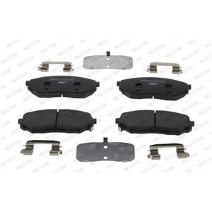 FERODO Pastiglie Freno FDB4983 Anteriori Eco-Friction - Altezza 58.8mm, Larghezza 152.3mm, Spessore 17mm