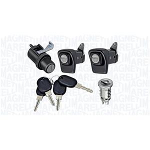 MAGNETI MARELLI Kit Cilindro Serratura per FIAT PANDA - Sistema Chiusura Portiere con Chiave